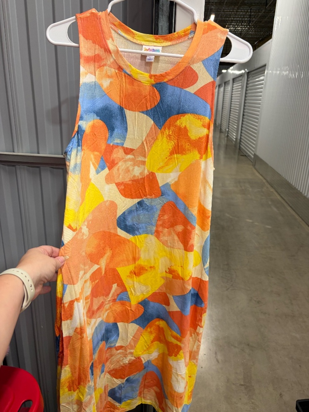 LuLaRoe Charlotte Dress, Size Large